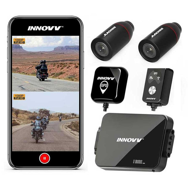 Innovv K7 2CH Dual Wifi GPS 2K Motor dashcam