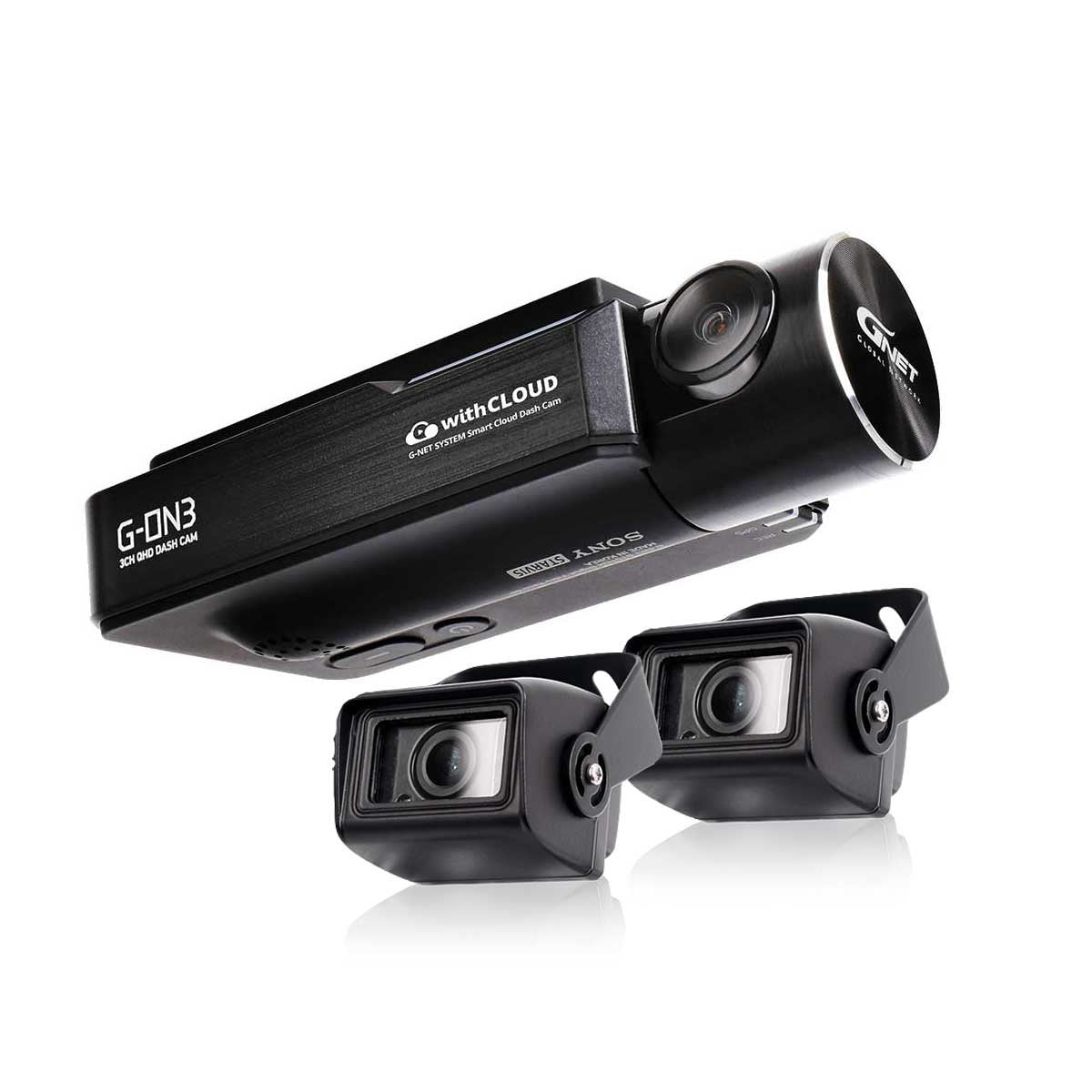 Gnet G-ON3 3CH Truck Cloud Wifi GPS 128gb dashcam