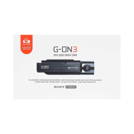 Gnet G-ON3 3CH QuadHD Cloud Wifi GPS 128gb dashcam