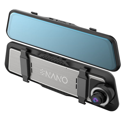 Nanocam T55 4K 2CH Full Mirror Wifi GPS 32gb dashcam