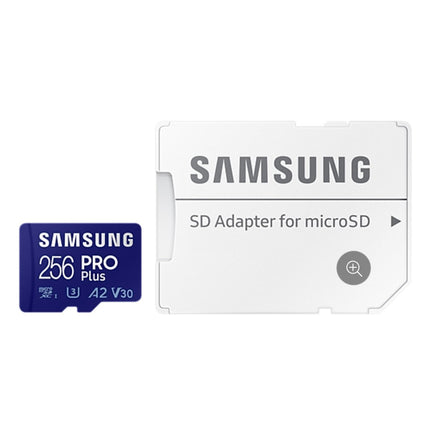 Samsung Pro Plus 256gb U3 V30 A2 Micro SDXC kaart