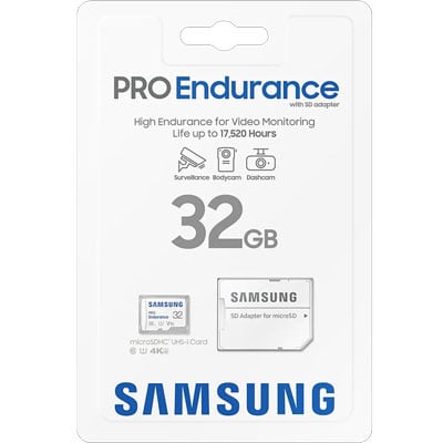 Samsung Pro Endurance 32gb UHS-I V10 MicroSDHC