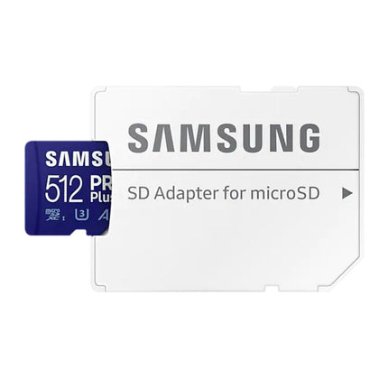 Samsung Pro Plus 512gb U3 V30 A2 Micro SDXC kaart