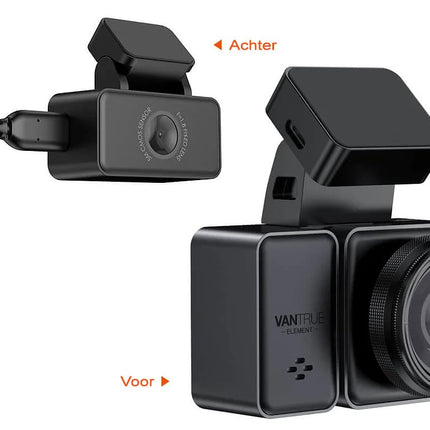 Vantrue E2 Dual 2K QuadHD Wifi GPS dashcam